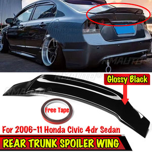 สปอยเลอร์หลังรถยนต์แบบ R Style สำหรับ Honda Civic รุ่นที่ 8 ปี 2006-2011 และรุ่นที่ 9 ปี 2012-2015 - Product Image 1