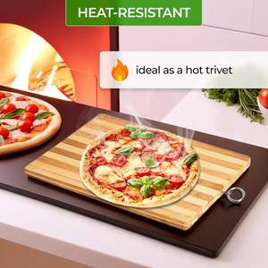 Papan cincang bambu bergaris Estetika ukuran kustom tahan panas papan potong Food Grade Charcuterie melayani nampan untuk hadiah - Product Image 4