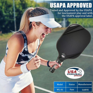 GQK Juego de Palas de Pickleball Portátiles, Ligeras y Duraderas con Bolsa de Malla, 2 Pelotas, Agarre Antideslizante y Núcleo de Álamo en Forma de Panal - Product Image 4