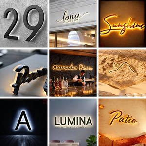 Letrero Luminoso LED 3D <span class=keywords><strong>para</strong></span> Exteriores con Retroiluminación de Neón <span class=keywords><strong>para</strong></span> Publicidad Comercial, Tiras LED <span class=keywords><strong>para</strong></span> Hoteles, Bares y Negocios - Product Image 2