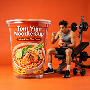 Nouilles épicées et acidulées Tom Yum à la thaïlandaise, saines et sans OGM, pour l'exportation mondiale - Product Image 4