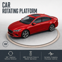 Plateforme de présentation rotative pour voitures, équipement de stationnement de véhicules, système de stationnement rotatif pour salles d'exposition automobiles