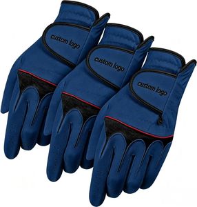 Gants de golf en cuir Cabretta avec logo personnalisé, respirants, antidérapants, plusieurs couleurs, OEM, pour hommes - Product Image 4