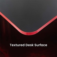 Escritorio de Juegos Rectangular al por Mayor con Soporte para Monitor y Organizadores de Accesorios, Mesa de Juegos para Computadora de Alta Resistencia