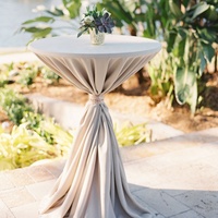 Table de cocktail haute moderne, ronde, en bois et métal, pliable, durable, pour les fêtes en plein air, les événements, les parcs, les bars à domicile, la salle à manger, l'hôtel
