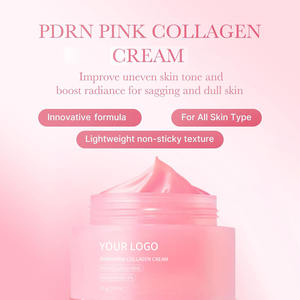 Private Label Zalm DNA PDRN Gezichtscrème Roze Collageen Capsule Hydraterende Huidverzorging Niacinamide voor oneffen huid - Product Image 2