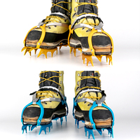Crampons à glace portables BRS-S3 en aluminium à 14 dents, antidérapants, pour l'escalade en extérieur, équipement d'urgence – Prix usine