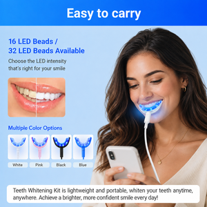 MDY YX010 <span class=keywords><strong>Tracteur</strong></span> dentaire filaire en forme de U en TPE et ABS pour le blanchiment des dents avec instrument remplaçable - Product Image 3