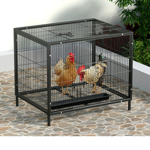 Jaula para pollos, jaula de cría doméstica, jaula de transporte, jaula grande para gallinas, jaula tubular para gallinas ponedoras, jaula para gansos, jaula para patos D - Product Image 6