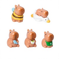 Schattige hars capibara figuurtjes Kawaii dieren verrassing verjaardag collectie playdough slime snoepautomaat speelgoed klauwautomaat prijs