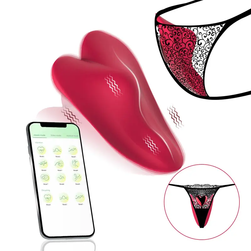 Heart Butterfly Shaped App Fernbedienung 10 Vibrations modus Klitoris stimulator Tragbarer Vibrator mit starkem Magnet clip