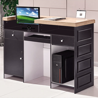Bureau d'accueil moderne en bois de luxe discret, couleur unie mate, durable et écologique, pour hôtels et hôpitaux