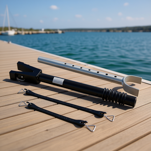 Support de transom réglable 19,8-30,7 pouces, robuste, pour moteurs hors-bord de bateaux - Product Image 2