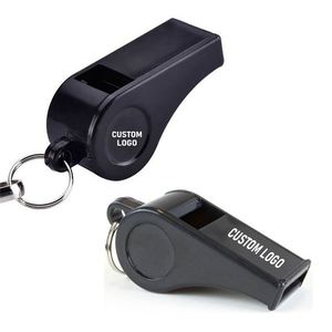 Sifflet d'arbitre sportif coloré personnalisé avec logo, sifflet de survie avec cordon, cadeau avec corde, sifflet en plastique - Product Image 1