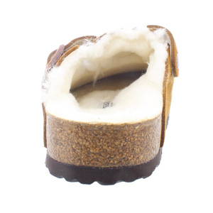 Birkenstock Boston <b>Shearling</b> Unisex Clogs Mink Color Soft Fleece Lining Comfortable Indoor Outdoor Wear - Product Image 3