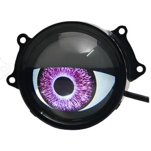 Đèn sương mù laser <span class=keywords><strong>LED</strong></span> RGB nhỏ, màn hình Q50, chất liệu nhôm dẻo, dùng chung cho ô tô, bóng đèn 12V USB, tình trạng mới - Product Image 1