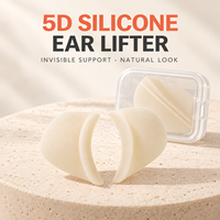 Autocollants en latex pour oreilles d'elfe, bandes adhésives en silicone pour modeler les oreilles, correcteur cosmétique pour affiner le visage, outil de maquillage invisible