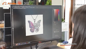 Китайский производитель, ювелирный завод Oem Odm, прекрасный мужской женский дизайн, оптовая продажа, настоящее 925 стерлингового серебра, изготовленные на заказ золотые украшения - Product Image 3