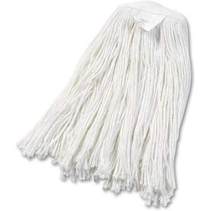 Panier pliable en plastique blanc, tête de balai serpillère rectangulaire à extrémités coupées pour le nettoyage (12/carton) - Product Image 1