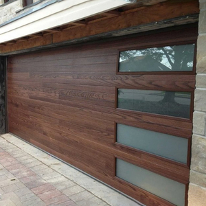 <span class=keywords><strong>Porte</strong></span> <span class=keywords><strong>de</strong></span> <span class=keywords><strong>garage</strong></span> <span class=keywords><strong>sectionnelle</strong></span> automatique en aluminium à panneaux sandwich modernes pour les maisons - Product Image 5