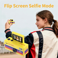 Mini caméra rétro CE FCC LK030 avec porte-clés et flash, capteur CCD 180° °   Caméscope compact 720P avec écran rotatif