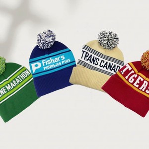 Gorro de Punto Eugene Marathon con Pompón Verde, Gorro Deportivo de Invierno - Product Image 4