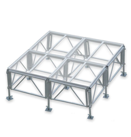 Escenario Ligero de Aleación de Aluminio con Instalación Rápida, Diseño Modular, Dimensiones Personalizadas, Capacidad de Carga de 750 kg para Eventos al Aire Libre
