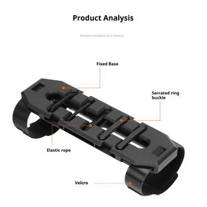 Soporte para Gel Energético ENLEE para Bicicleta, Caja de Almacenamiento para Tubo Superior, Correa Elástica para Barra Energética, para Bicicleta de Carretera y MTB - Product Image 1