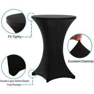 Fitted <b>Round</b> Spandex <b>Table</b> <b>Covers</b> Portable Custom Logo Digital Printing for Event Welcome Gifts-GoldFlag Brand - Product Image 2