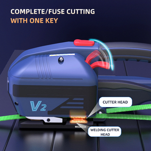 Máquina de flejado semiautomática portátil de 14.4V/4.0AH con batería recargable V2 para flejado de PET - Product Image 5