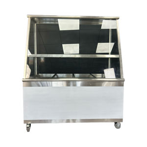 VICTORY KITCHEN Venta popular Bain Marie comercial Calentador de alimentos Inox Marine Glass Cover para uso doméstico en hoteles/restaurantes - Product Image 1