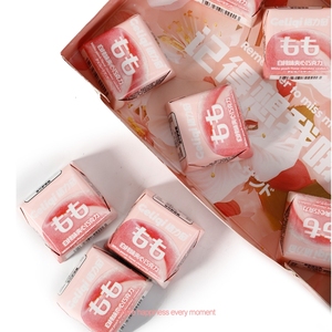 Chocolate Amargo Exótico de Alta Calidad Geliqi con Infusión de Sabor a Melocotón Blanco, en Forma Sólida de Caramelo - Product Image 4