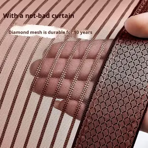 <span class=keywords><strong>มุ้งลวด</strong></span>โพลีเอสเตอร์แบบแม่เหล็กติดประตู สำหรับใช้ในบ้านช่วงฤดูร้อน ติดตั้งง่ายด้วยกาวในตัว สำหรับหน้าต่าง ห้องนอน รุ่นใหม่ แบบมีรูตาข่าย แน่นหนา - Product Image 4