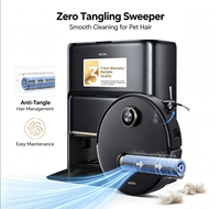 Robot Vacuum Cleaner Pintar Mova Z60 Ultra dengan Daya Hisap 28000Pa, Fitur Pel Basah Kering, Perawatan Karpet Otomatis, Navigasi LDS, dan Sikat Anti Kusut Rambut