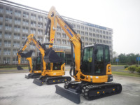 Mini-excavatrice d'occasion XE55E 5t 6t 6 Tonnes, excavatrice sur chenilles, mini-pelleuse 6 Tonnes, petite mini-excavatrice