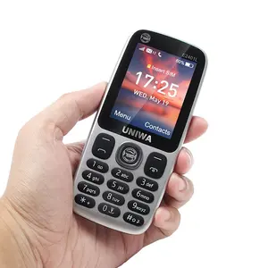 UNIWA-teléfono inteligente E2401L, pantalla de 2,4 pulgadas, batería de 1600mAh, 4G, teclado de cuerpo metálico, con los precios más bajos