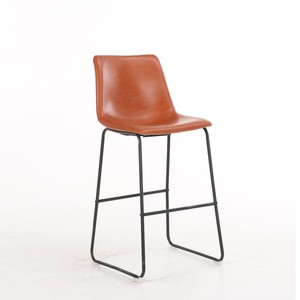 Venta al por mayor de cuero contemporáneo silla alta industrial muebles de cocina, taburete de bar con - Product Image 5