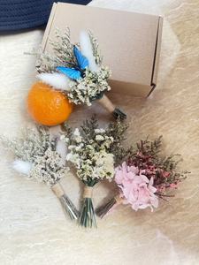 Mini-bouquets de <span class=keywords><strong>fleurs</strong></span> séchées G198 pour mariage, corsages de mariée et de demoiselles d'honneur, souvenirs, articles décoratifs - Product Image 6