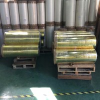 Etiquetas Adhesivas de Vinilo Impermeables de PET PP Doradas Brillantes Imprimibles para Impresoras de Inyección de Tinta, Rollo Jumbo para Impresora de Inyección de Tinta