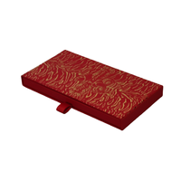 Boîtes cadeaux de cartes de visite de voeux personnalisées Boîte d'emballage de carte de crédit VIP Boîte à tiroir de paquets rouge