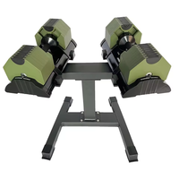 Vente directe usine – Haltères octogonaux multifonctionnels 3-en-1 réglables 50 lb en acier, haltères et kettlebells durables