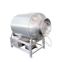 Tumbler à viande sous vide XBF-680 type Kebab, automatique, en acier inoxydable 304, avec angle d'inclinaison réglable et contrôle de la vitesse de décharge flexible