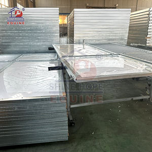 <span class=keywords><strong>Abri</strong></span> pour <span class=keywords><strong>chevaux</strong></span> en tissu de vinyle PVC avec toit Boîtes de décrochage économiques légères et portables - Product Image 4