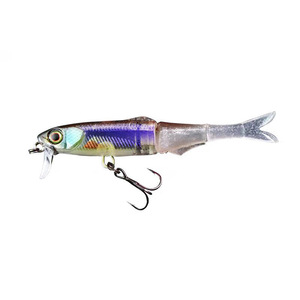 Isca dura artificial para pesca, cauda macia e água flutuante, isca <span class=keywords><strong>mino</strong></span>, suprimentos para pesca ao ar livre - Product Image 6