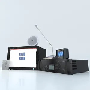 ITC Set Lengkap Sistem Alamat Publik Jaringan IP PA Digital Sistem Audio Penyiaran Interkom Profesional untuk Sekolah Bandara