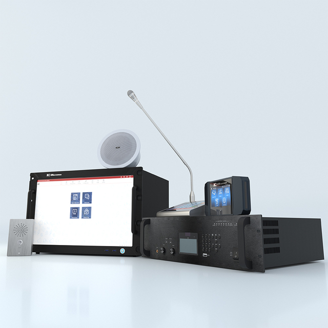 ITC Full Set Public Address System IP PA Network Digital Intercom Broadcasting Audio System Professional for School Airport