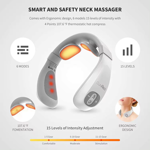 Masajeador de Cuello Multifuncional Portátil Inteligente con Calor Automático y Pulsaciones, Ultraligero, para la Columna Cervical, Ideal para Regalos de Oficina ST-304 Multif - Product Image 2