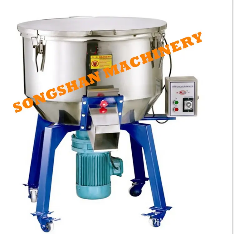 500kg/1000kg/2000kg/10T stainless vertical color raw material mixer machine color mixer