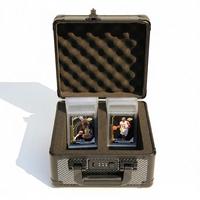 Valise de rangement personnalisée en aluminium à 2, 3 ou 4 rangées pour cartes gradées BGS, PSA, SGC – Qualité supérieure, différentes couleurs, serrure à code TSA
