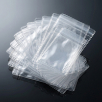 Sachet en plastique haute transparence pour bijoux, avec forme concave-convexe de précision, refermable, pour le stockage des pierres précieuses